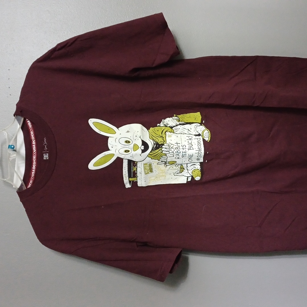 Men's DC Sean Cliver Dark Humor Rabbit T-shirt VERY RARE FIND